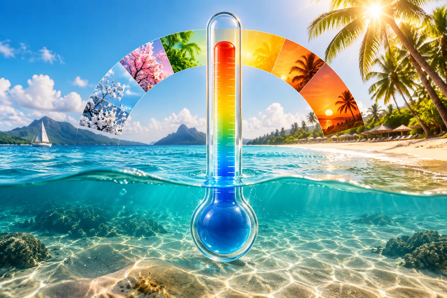Температура воды на курортах по месяцам: быстрый гид за 5 минут